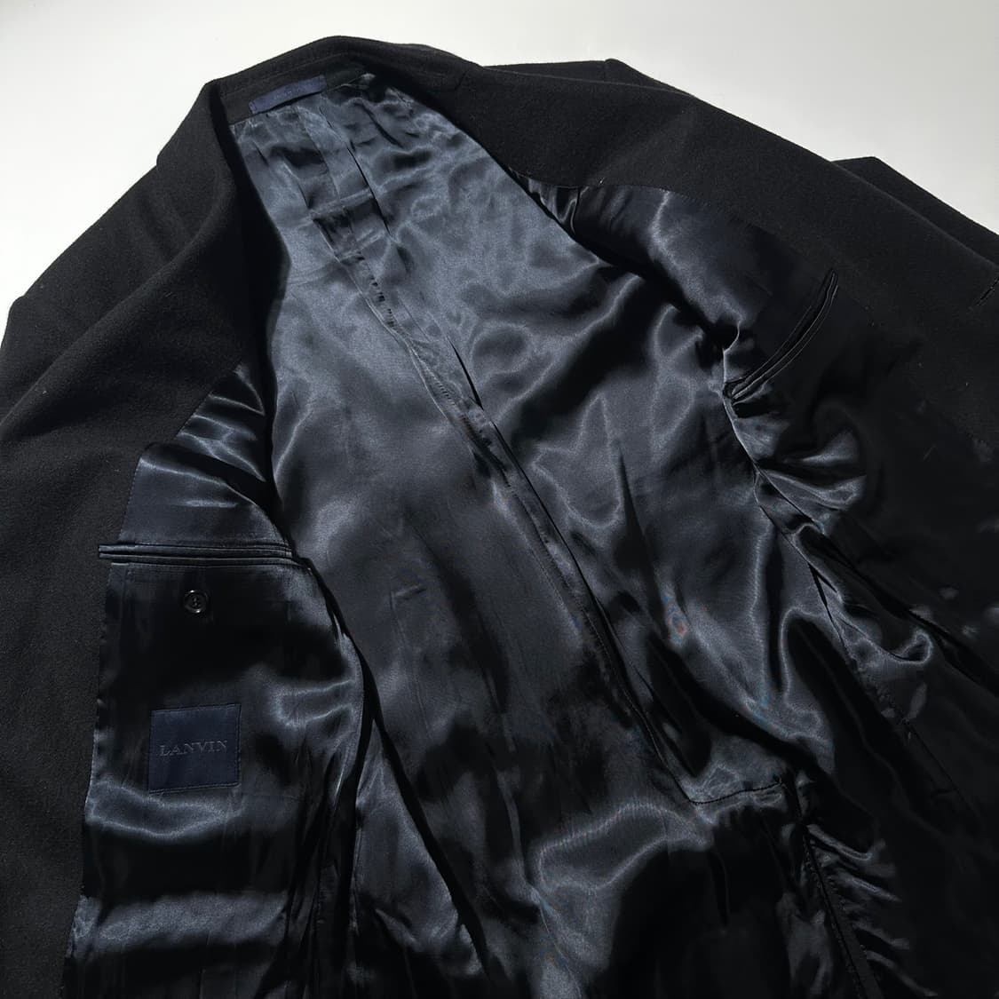 랑방 울 싱글 코트 블랙 상품이미지7