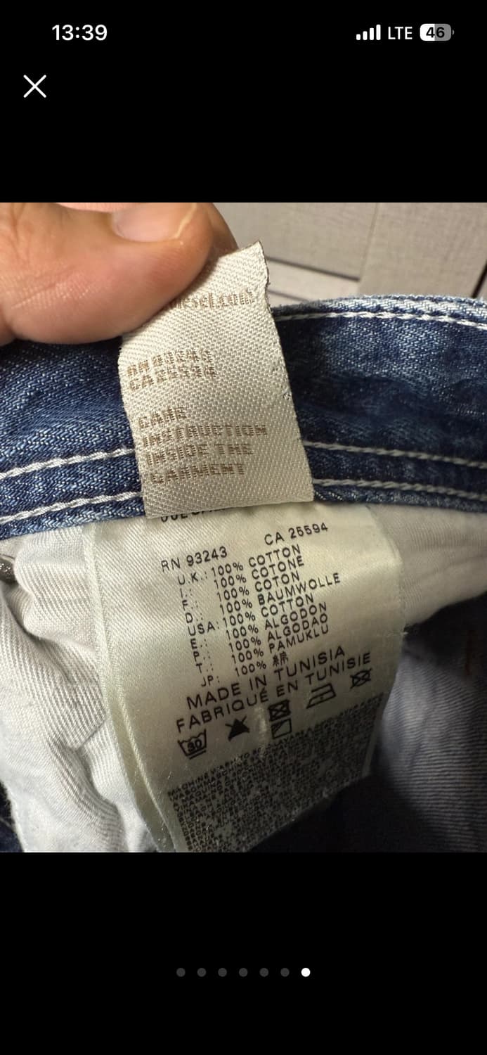 디젤 타나즈 워싱 데님 상품이미지3