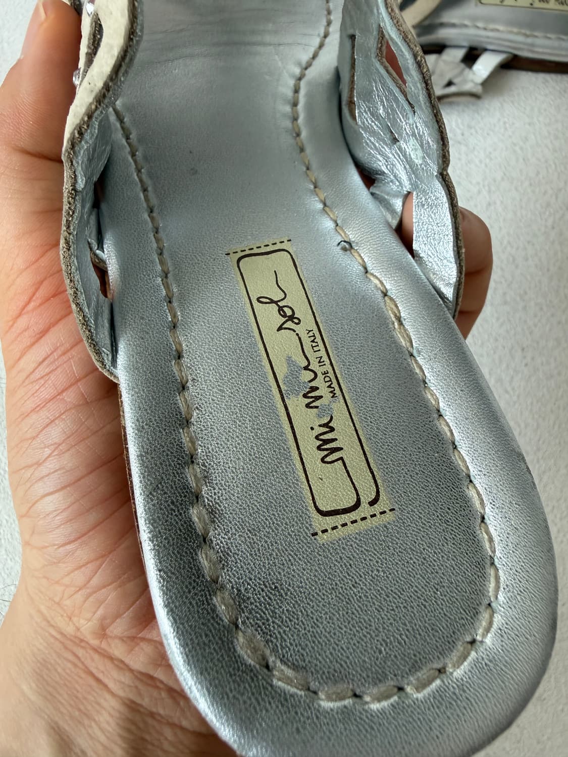 [EUR37]MADE IN ITALY 레더 뮬 샌들 상품이미지7