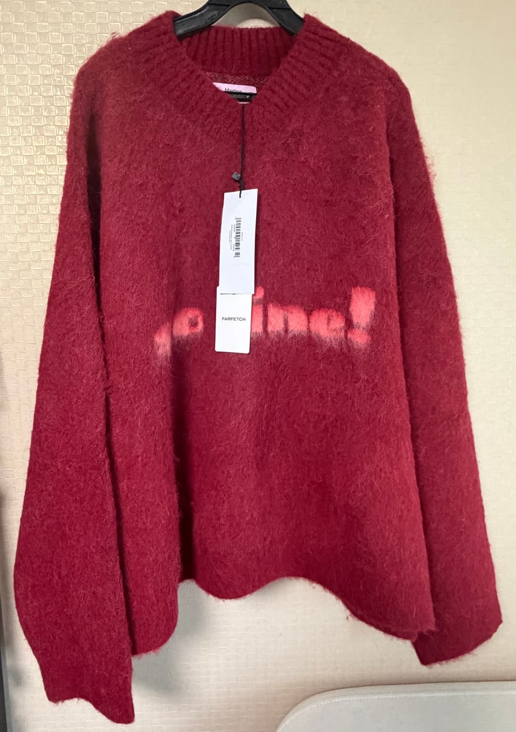 마틴로즈 브러시드 V넥 스웨터 상품이미지2