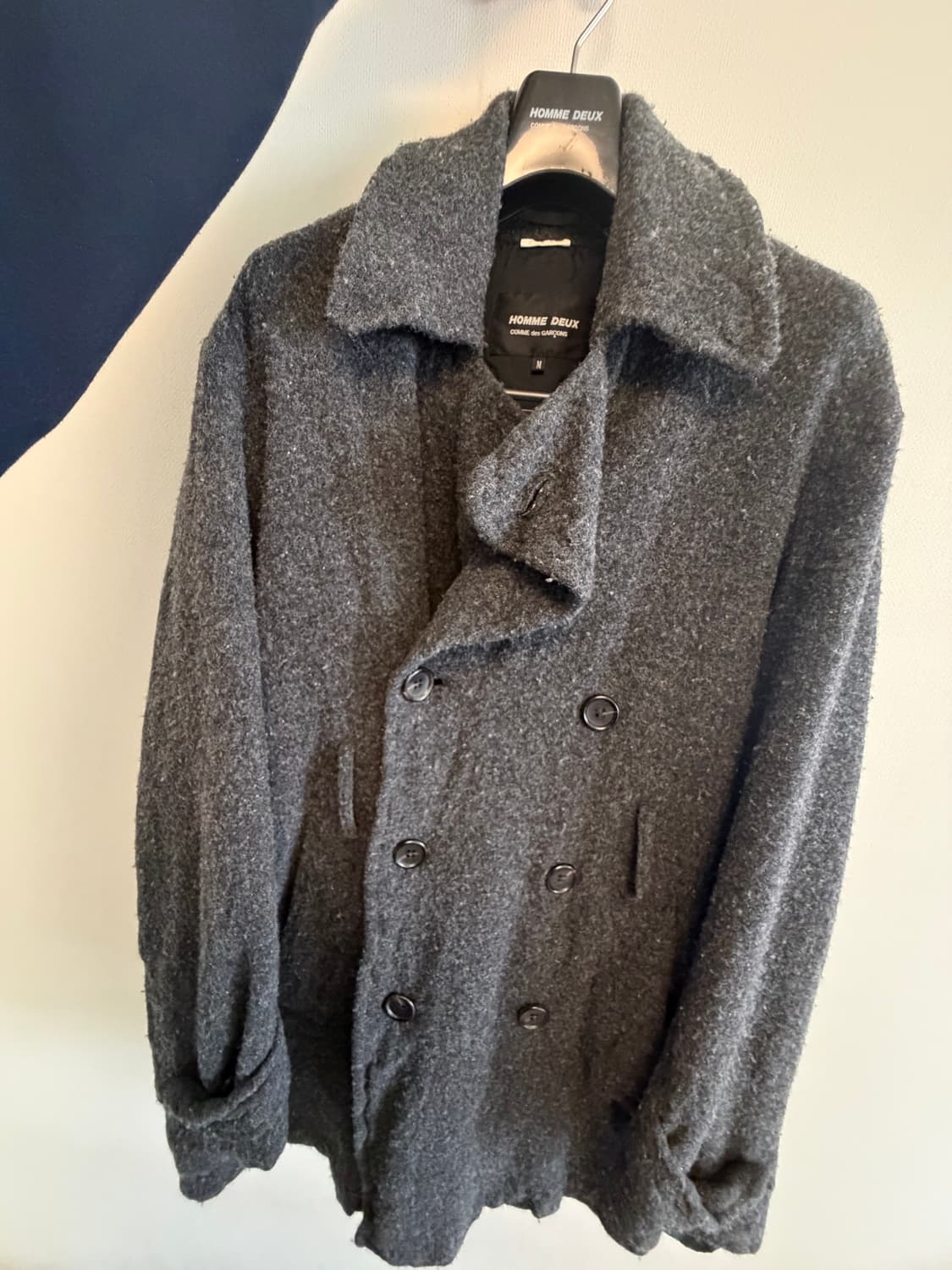 Comme des garcons homme deux 22aw 축융 코트 상품이미지3