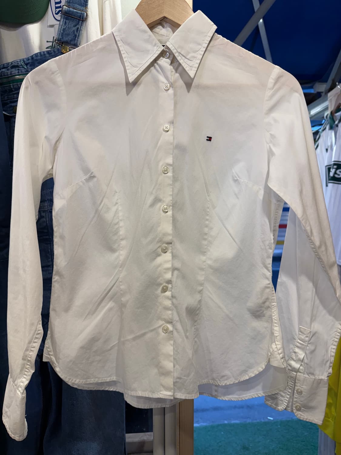 타미힐피거 화이트 블라우스 셔츠 상품이미지1