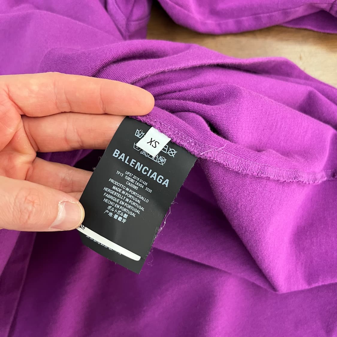 발렌시아가 오버핏 반팔 티셔츠 XS 상품이미지6