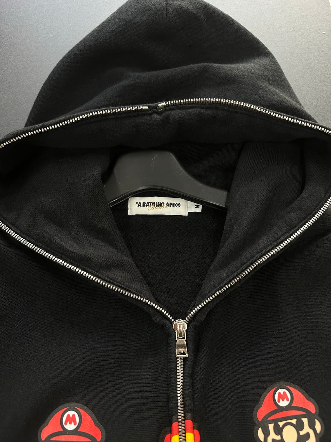 베이프 x 닌텐도 슈퍼마리오 2008 풀 후드집업 상품이미지7