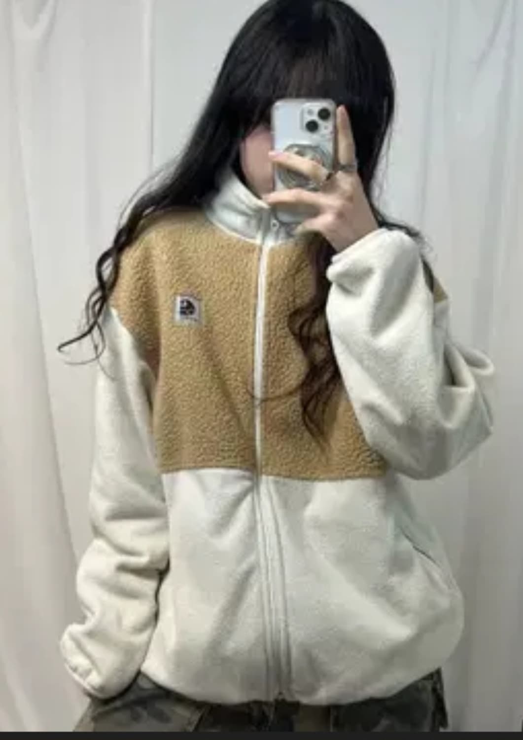 칼하트 아웃도어 C 플리스 자켓 오버사이즈  S  로 100 까지 무난 상품이미지2