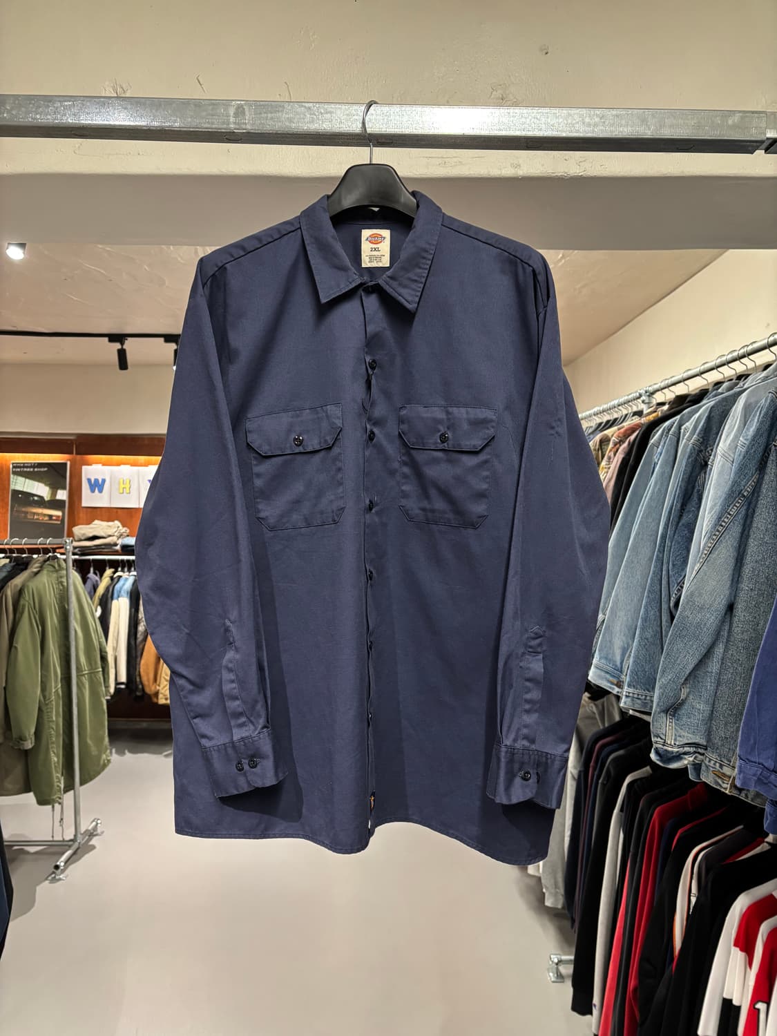 디키즈 워크 셔츠(네이비)   상품이미지8