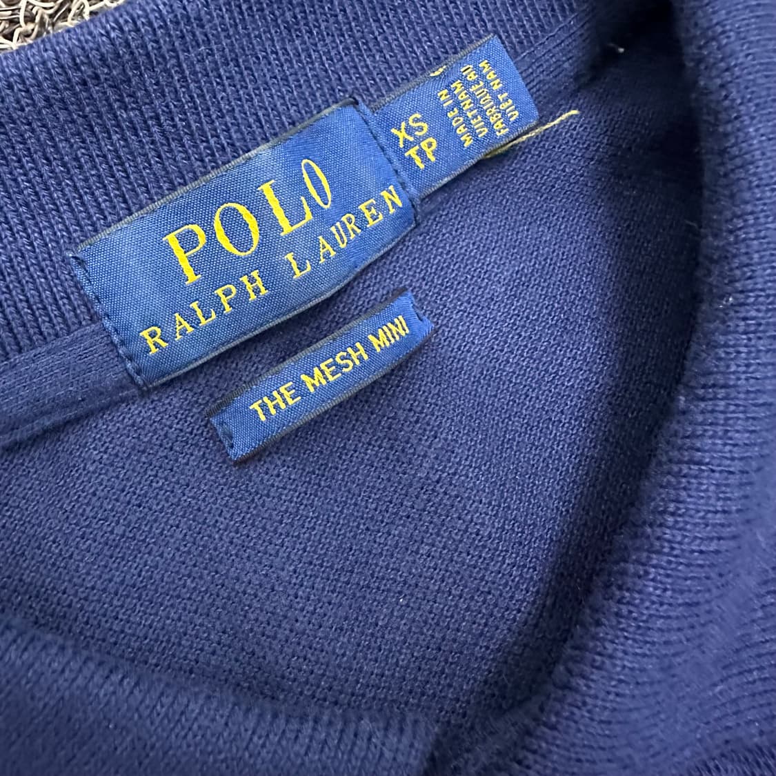 POLO 폴로 랄프로렌 여성 빅포니 롱 원피스 네이비 XS 상품이미지3