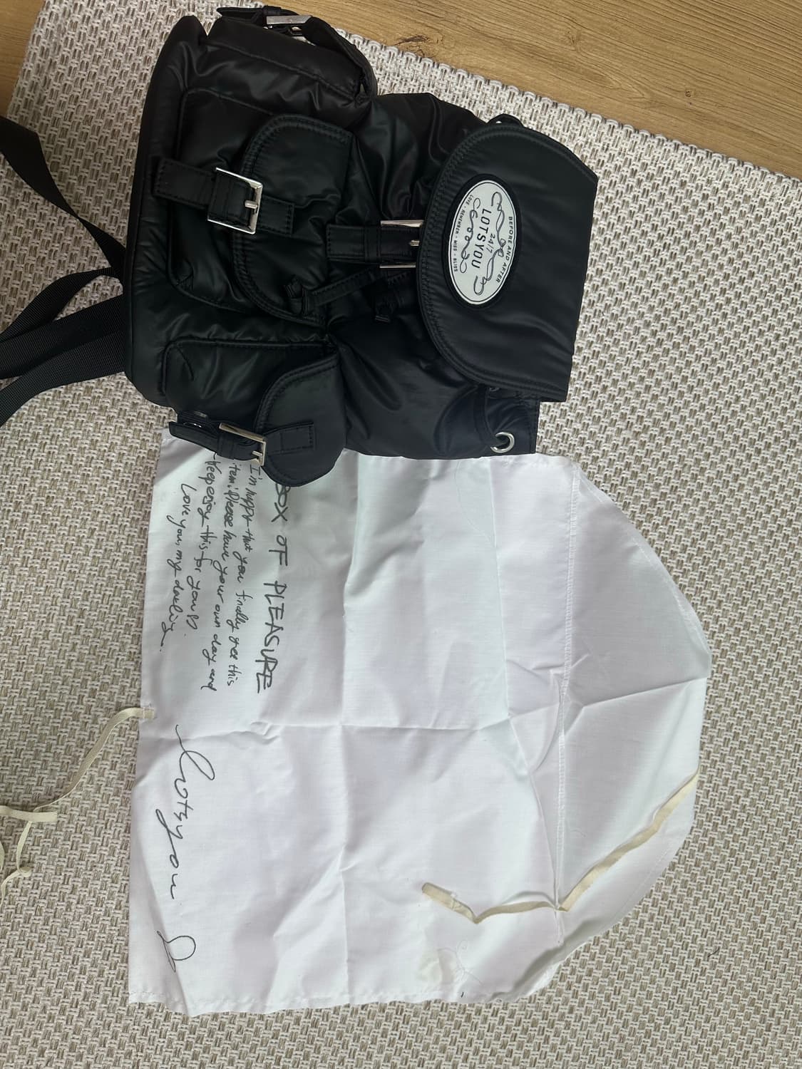 라츠유 백팩 블랙 상품이미지5