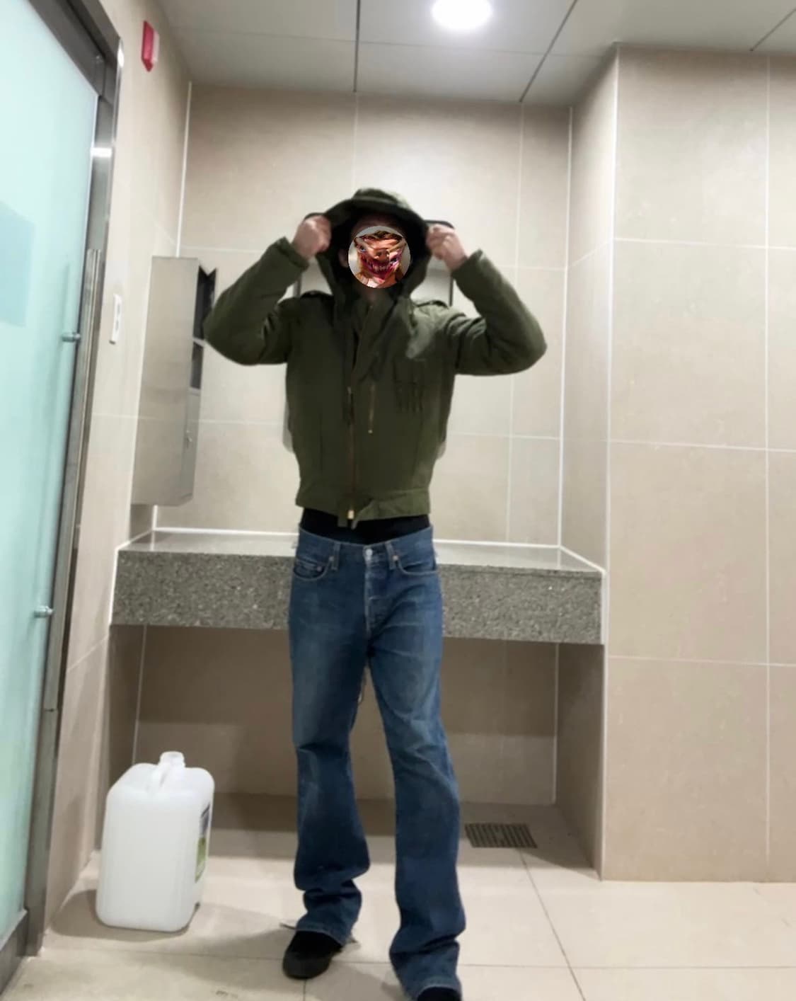 1985 캐나다군 AFV 탱커 자켓 스몰 롱 데드스탁 상품이미지1