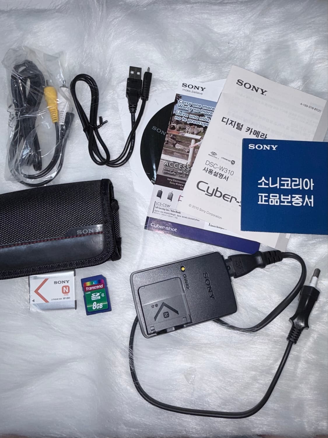 Sony syber-shot DSC-W310 PinkRose 풀박스 상품이미지4