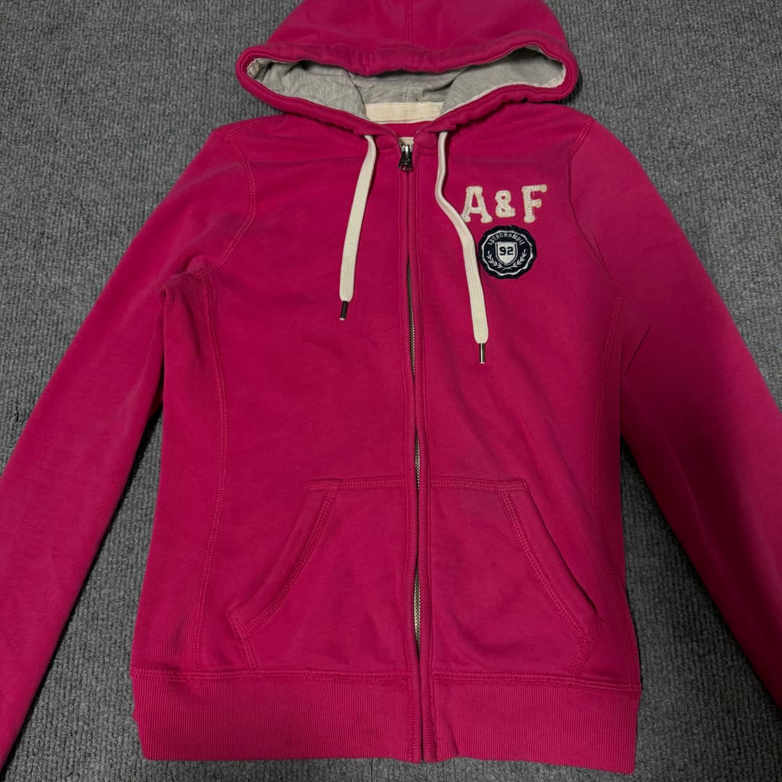 아베크롬비 핑크 후드집업 s 상품이미지2