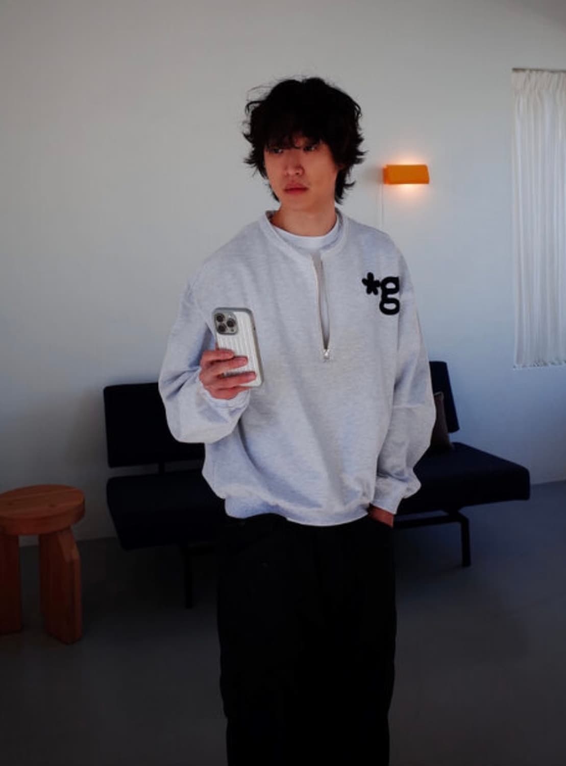 글런든 하프 집업 2사이즈 상품이미지1