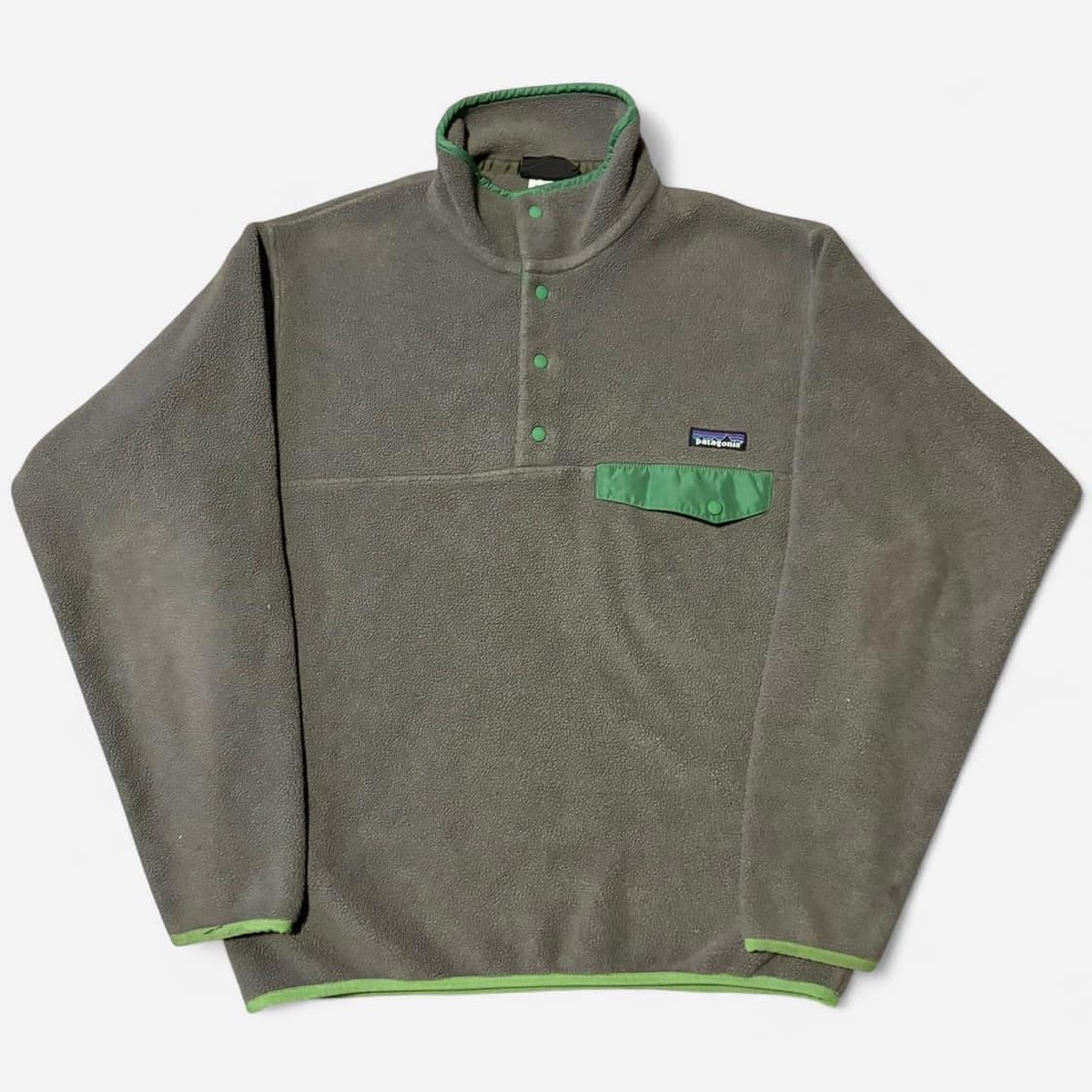 13FW 파타고니아 클래식 신칠라 스냅-티 플리스 풀오버 올리브/그린 상품이미지1