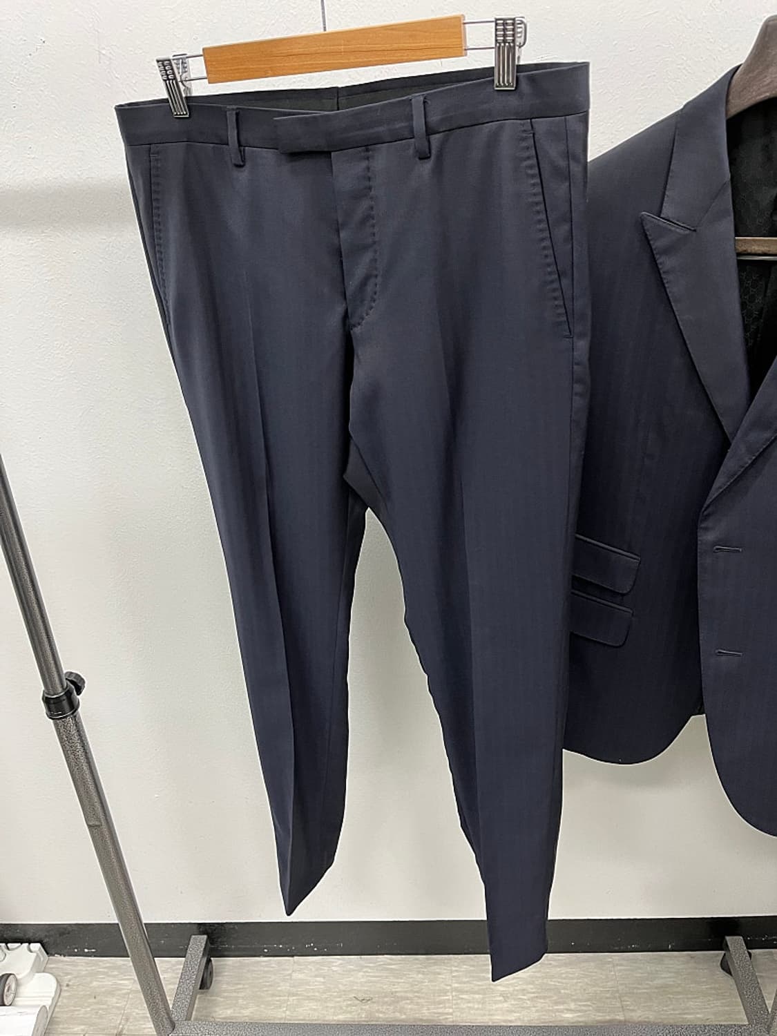 95-100,32) 구찌 피크드 헤링본 슈트 상품이미지8