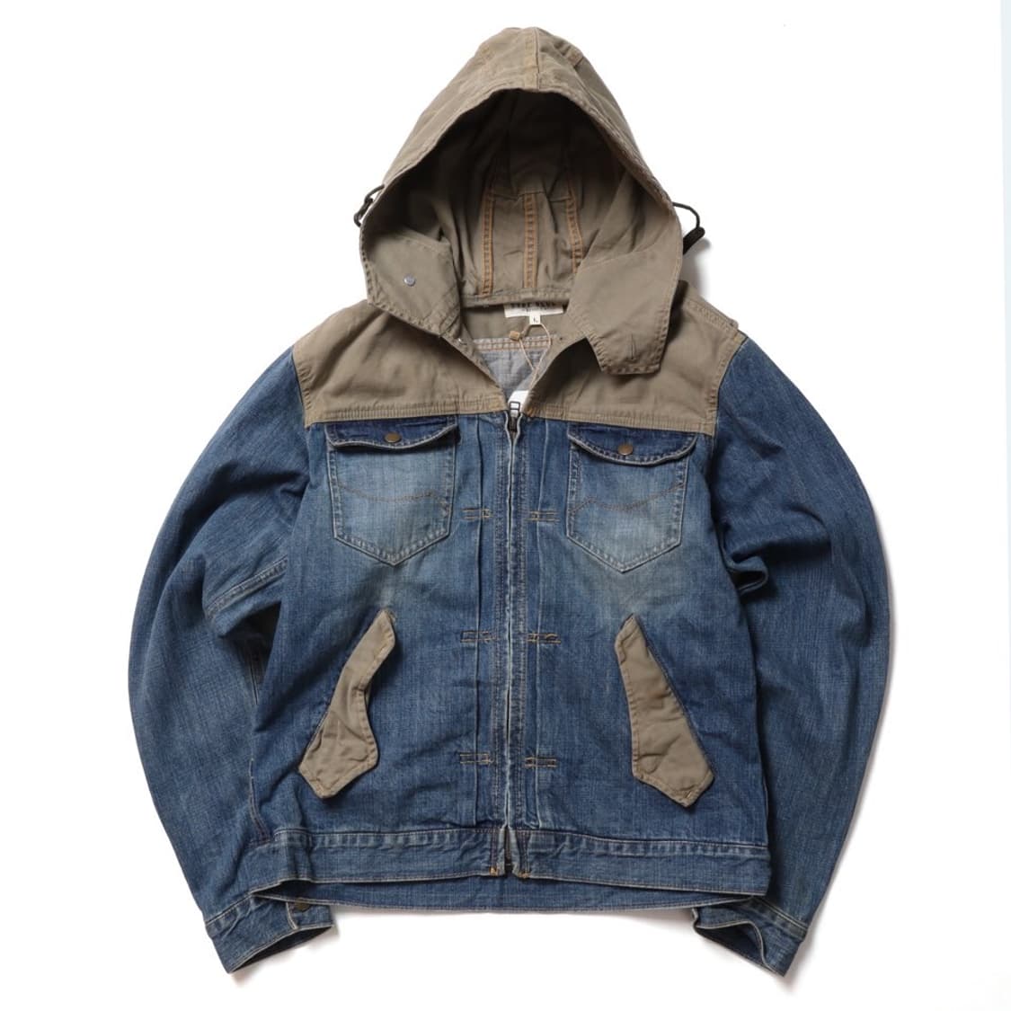 아비렉스 Avirex Type Blue Denim Hood Zip Up  상품이미지2
