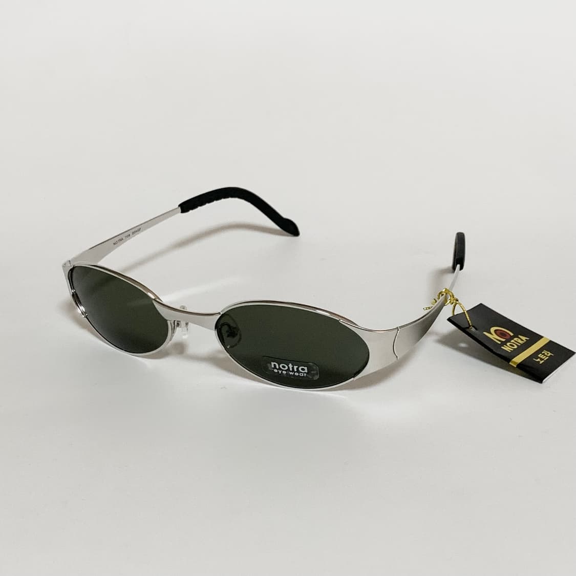 947 데드스탁 실버 y2k 오벌 고글 스포츠 선글라스 실버 메탈 상품이미지3