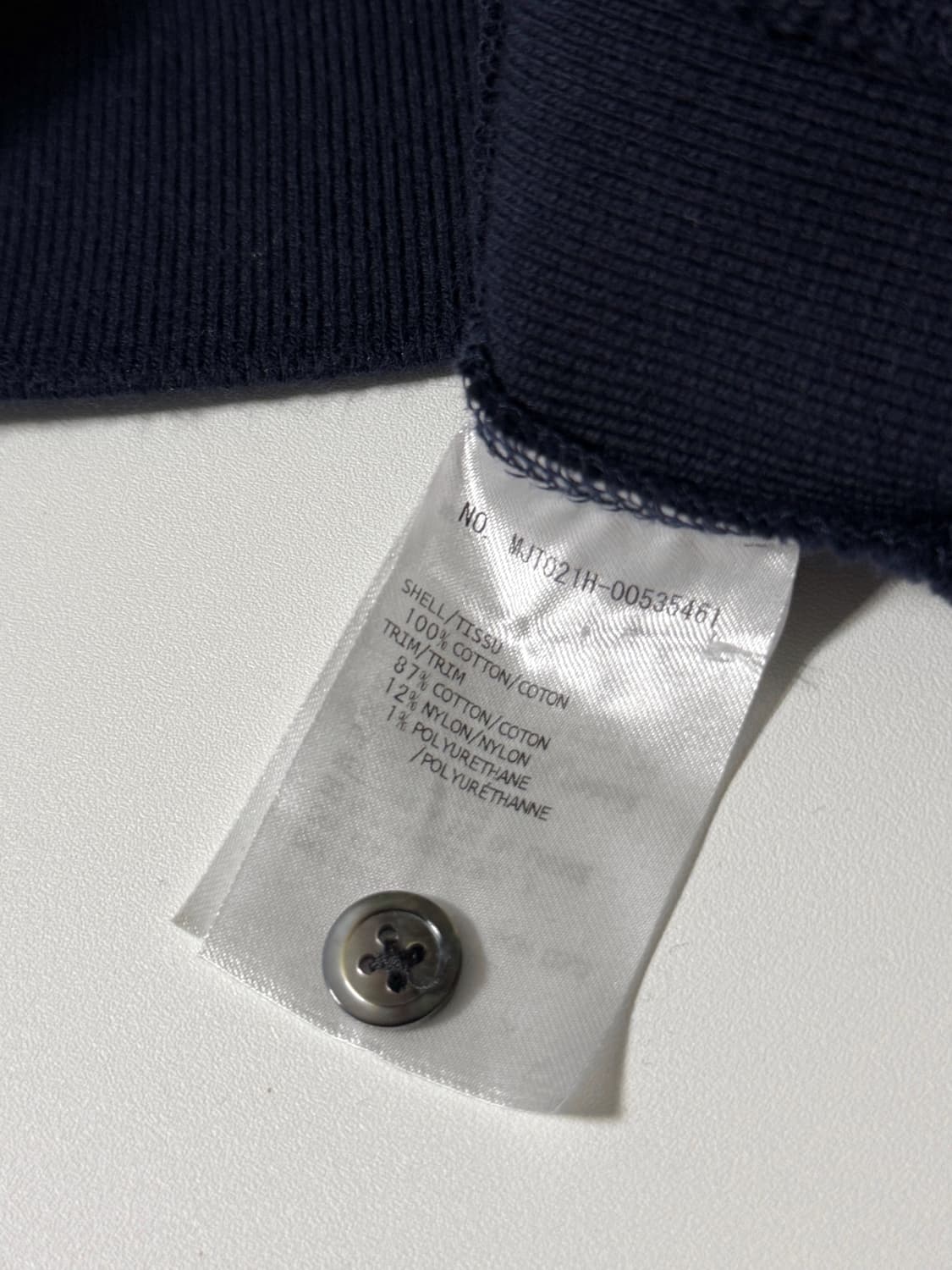 톰브라운 네이비 4바 클래식 스웻 셔츠 상품이미지7