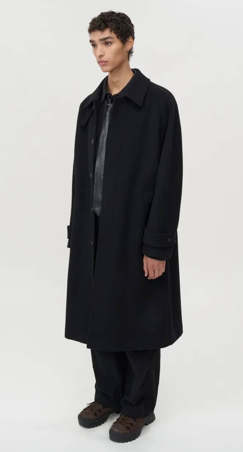 (M)인사일런스 마펠 캐시미어 발마칸 코트 상품이미지3