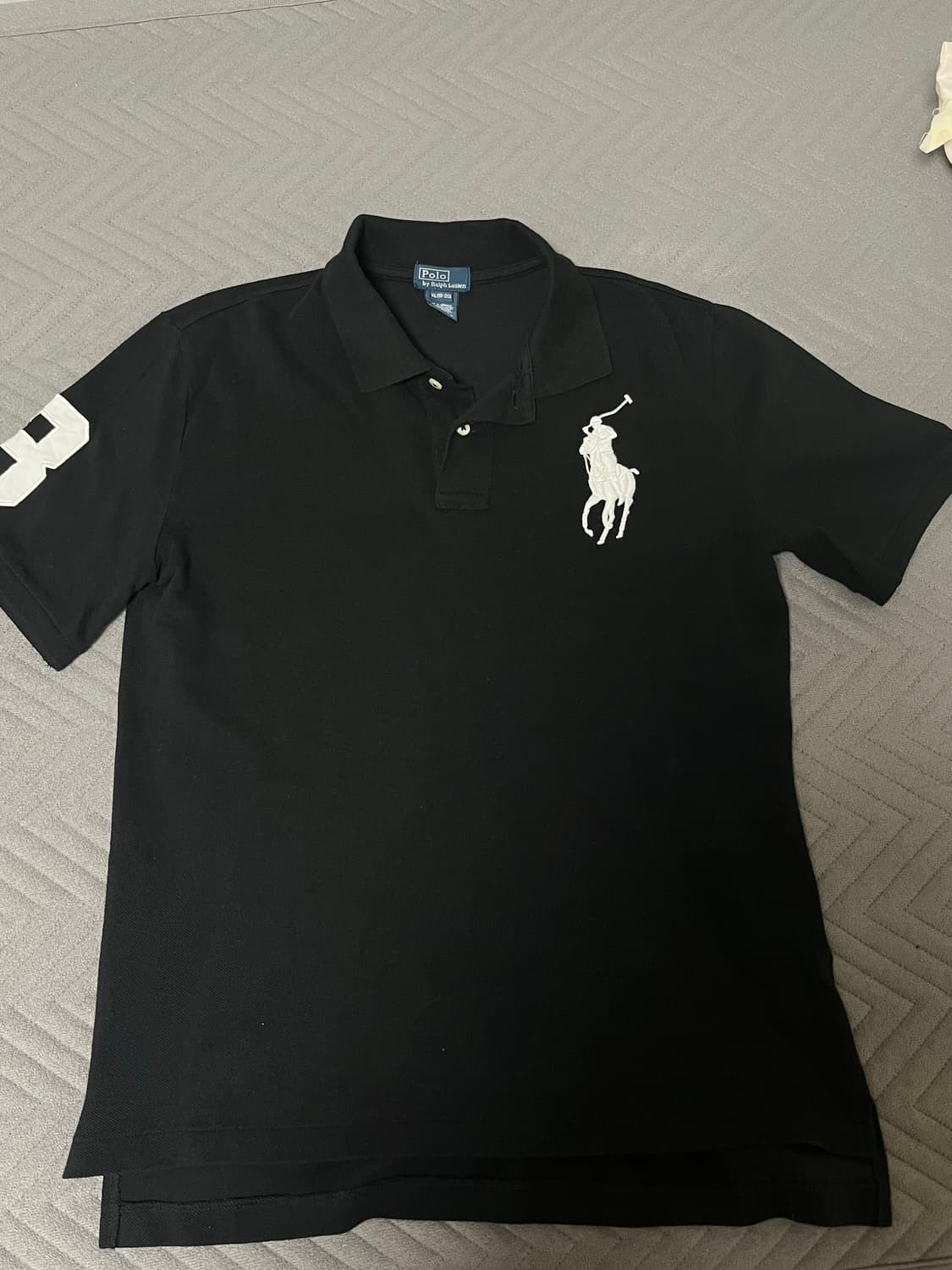 폴로 빅포니 반팔 카라티 블랙 M 상품이미지2