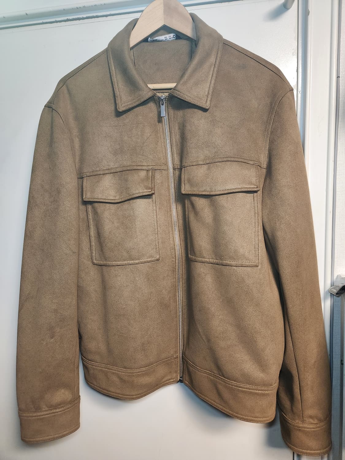 자라 스웨이드 트러커 자켓 L 상품이미지1