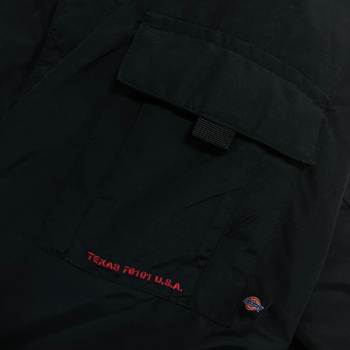 디키즈 스몰 로고 블랙 바람막이 상품이미지3