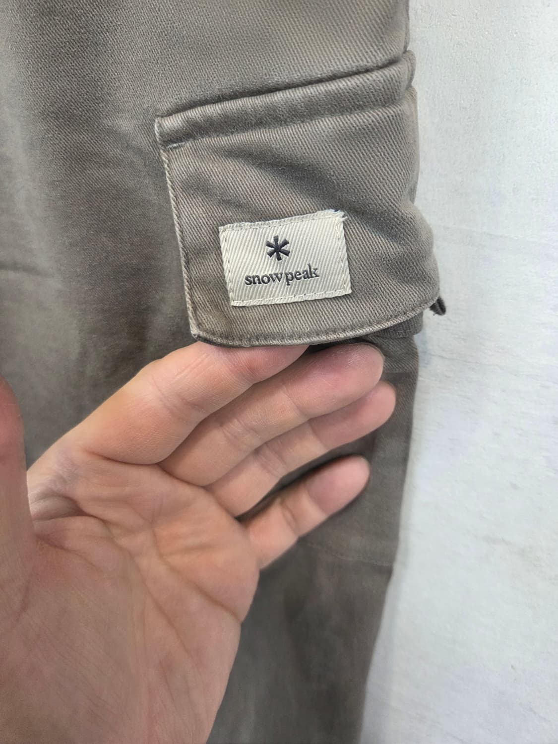 스노우피크 코튼 테이퍼드 밴딩 카고팬츠 L xl 상품이미지5