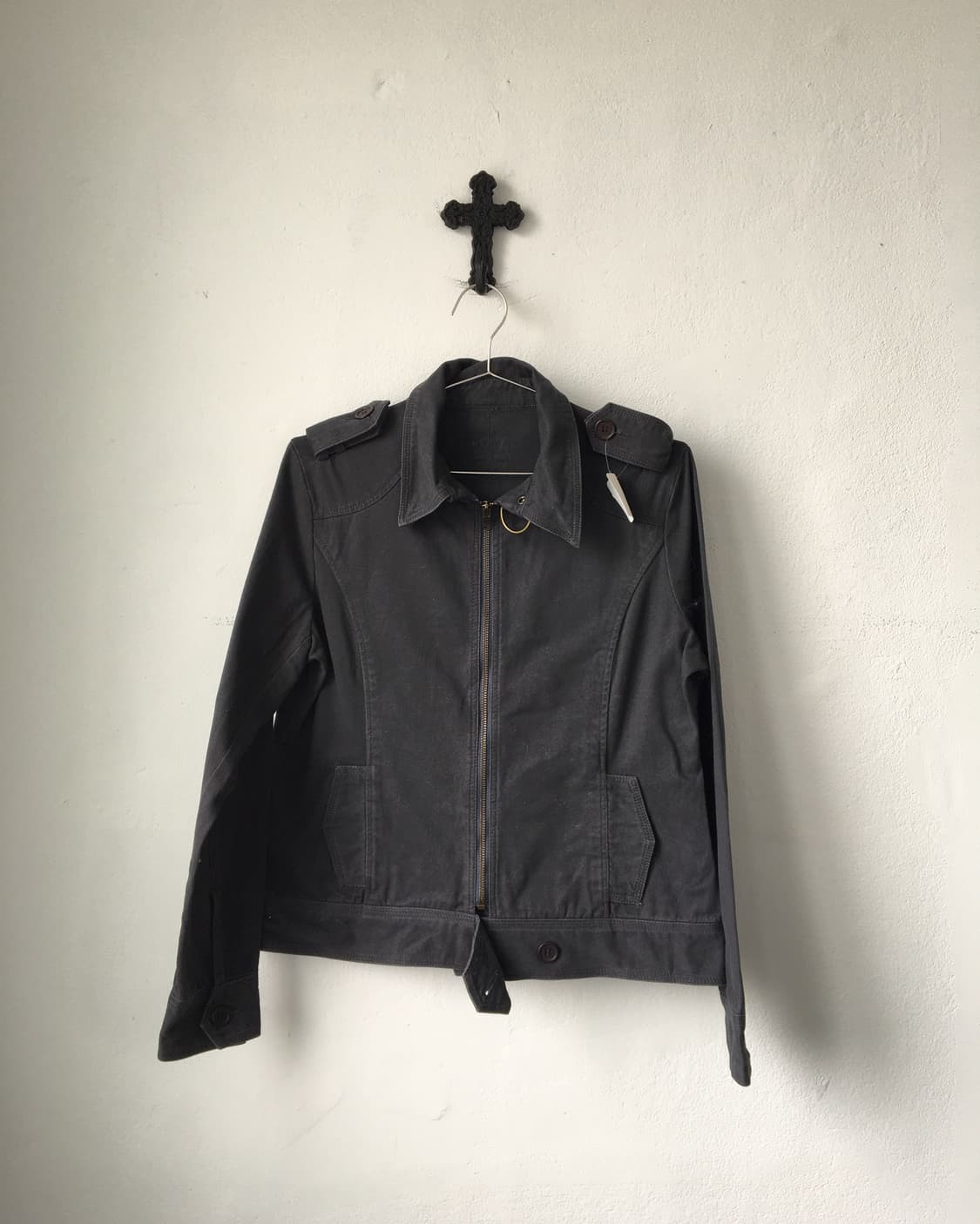 Belted cotton jacket 상품이미지2