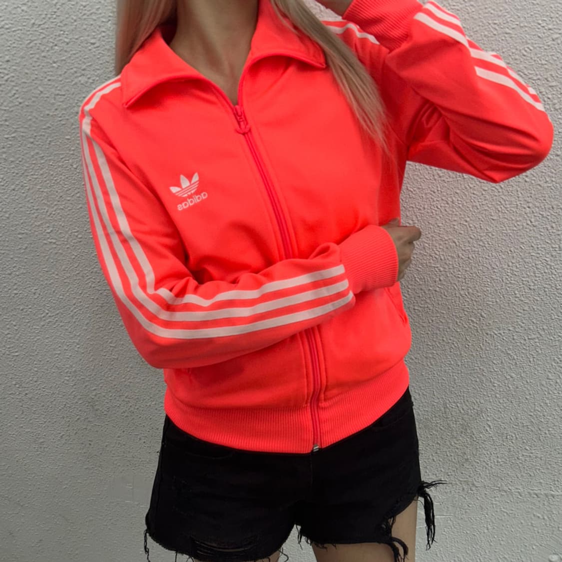 아디다스 파이어버드 화이트라인 네온 트랙탑 M 상품이미지1