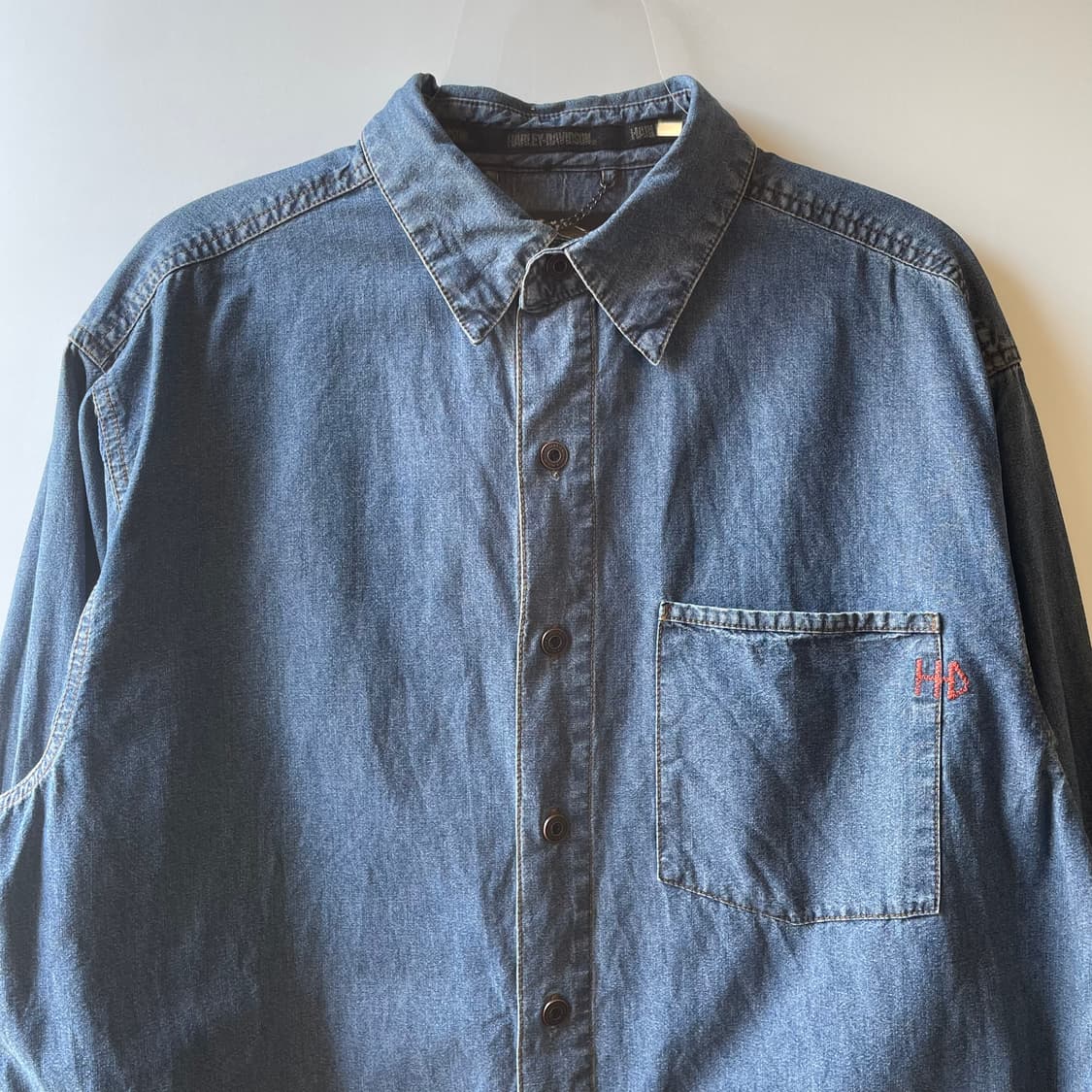 할리 데이비슨 데님 셔츠 상품이미지3