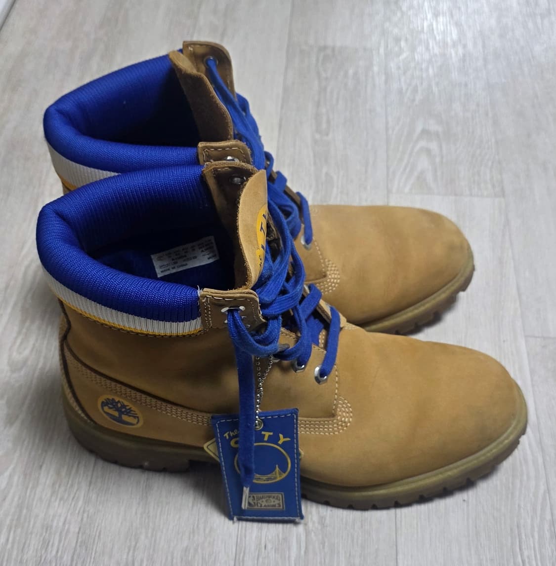 팀버랜드x미첼엔네스 골든스테이트 워리어스 콜라보 부츠 280 상품이미지7