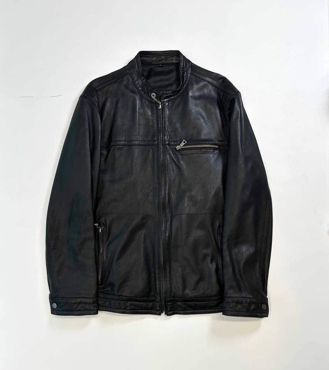 체스트포켓 램스킨 가죽자켓(55/66) 상품이미지1