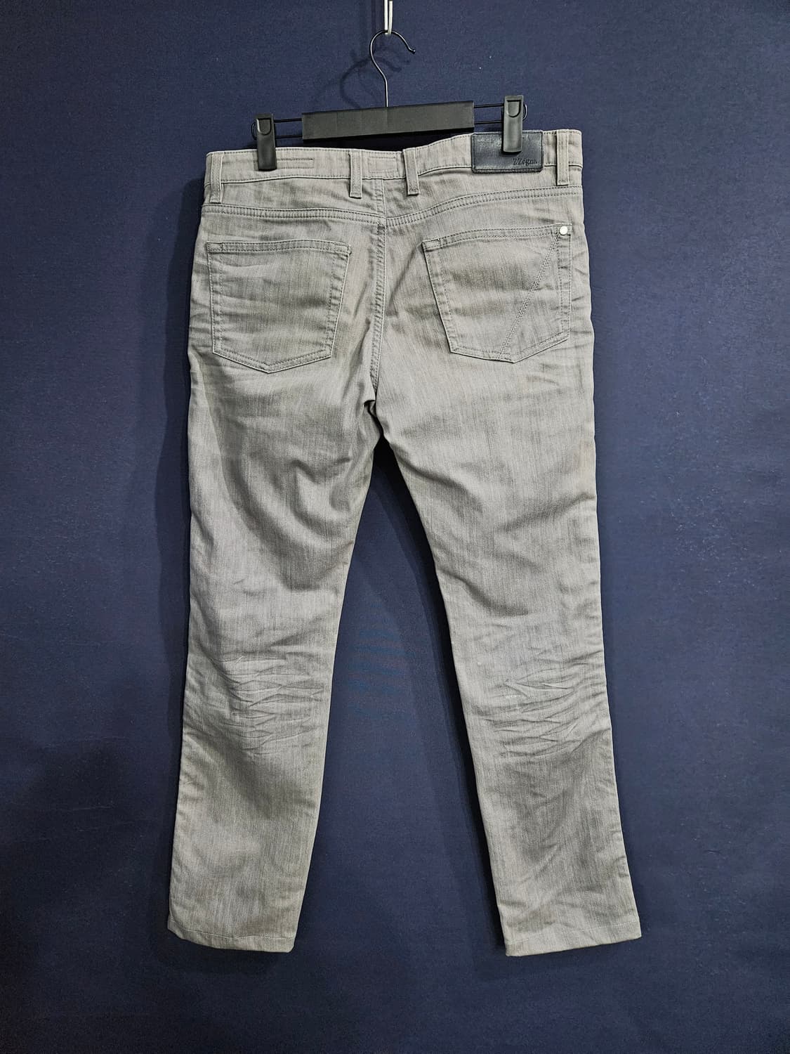 지 제냐 그레이 남성 슬림핏 허리 32 데님팬츠  상품이미지2