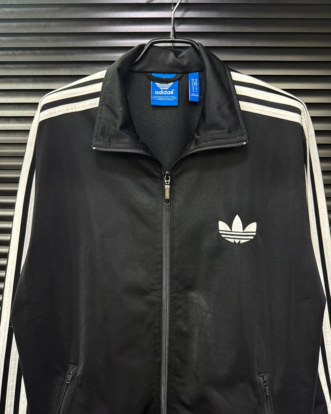 아디다스 구 파이어버드 져지 저지 트랙탑 집업 M 95 나우아임영 검흰 상품이미지4