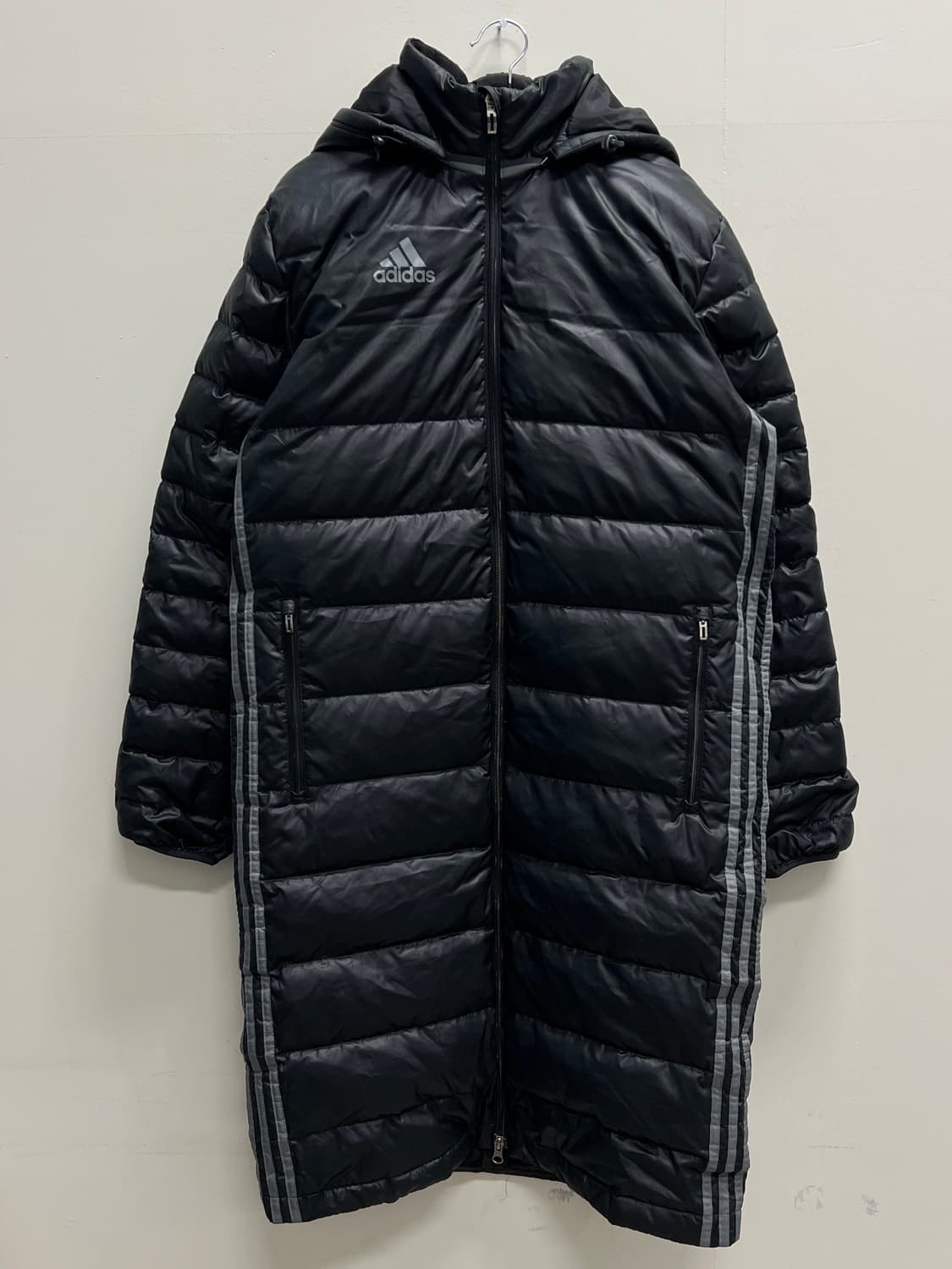 (95) 아디다스 삼선 올드스쿨 덕다운 롱 패딩 자켓 상품이미지2