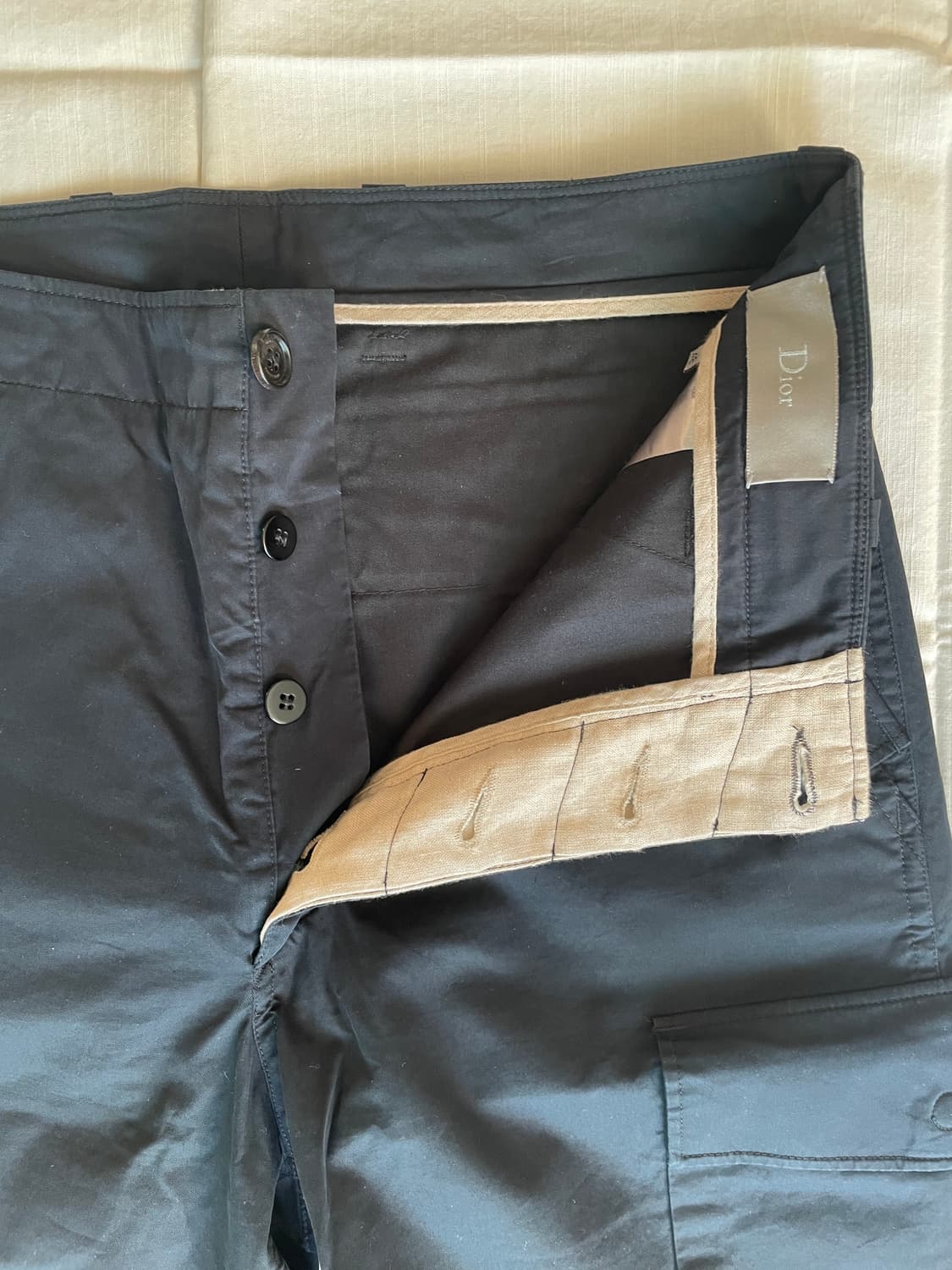 46 디올옴므  11aw drawcord cargo pants 상품이미지4
