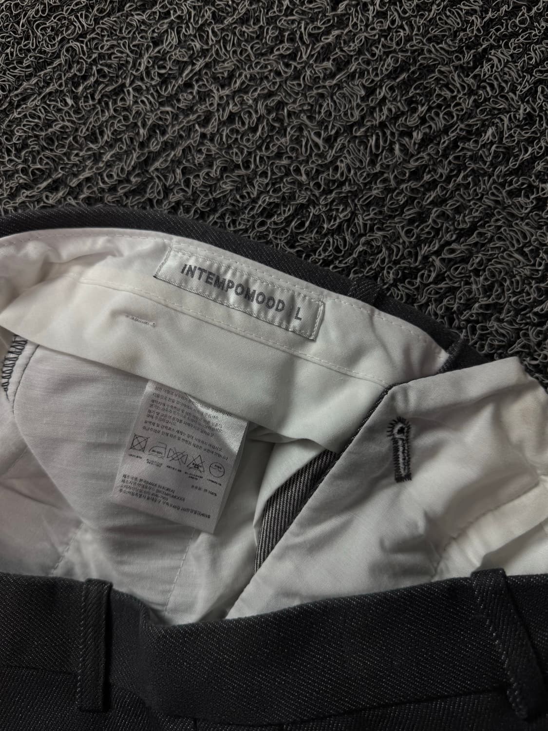 인템포무드 와이드 미니멀 슬랙스 팬츠 1353 상품이미지4