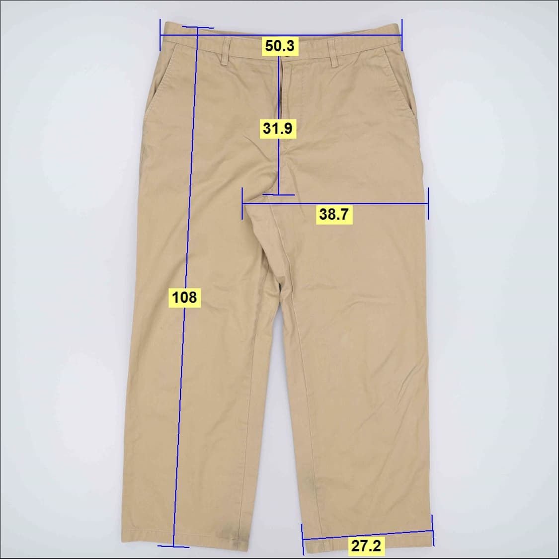 36 신형 무신사 와이드 코튼팬츠 0324H1 상품이미지7