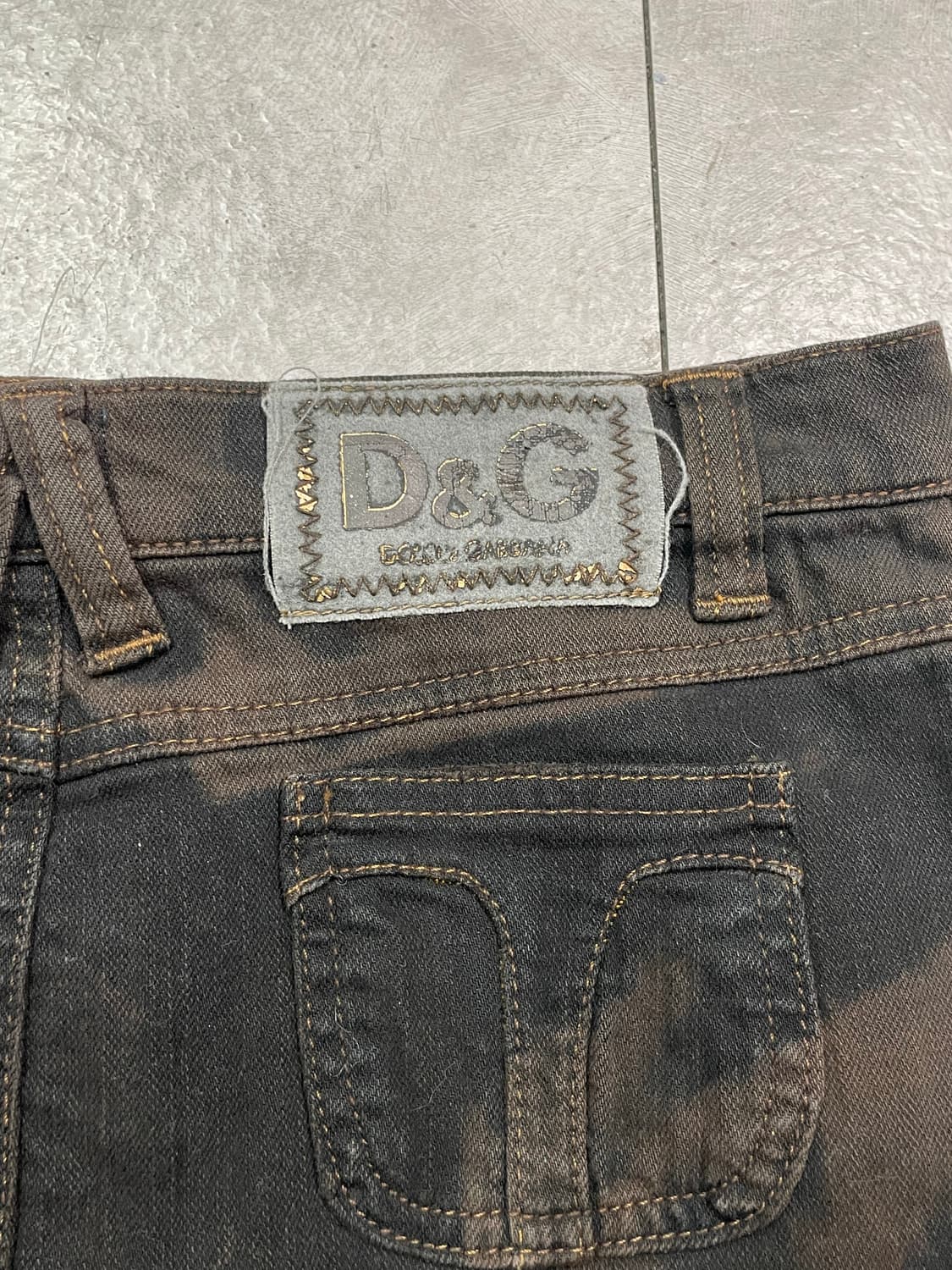 돌체앤가바나 타이다이 미니 스커트 상품이미지7