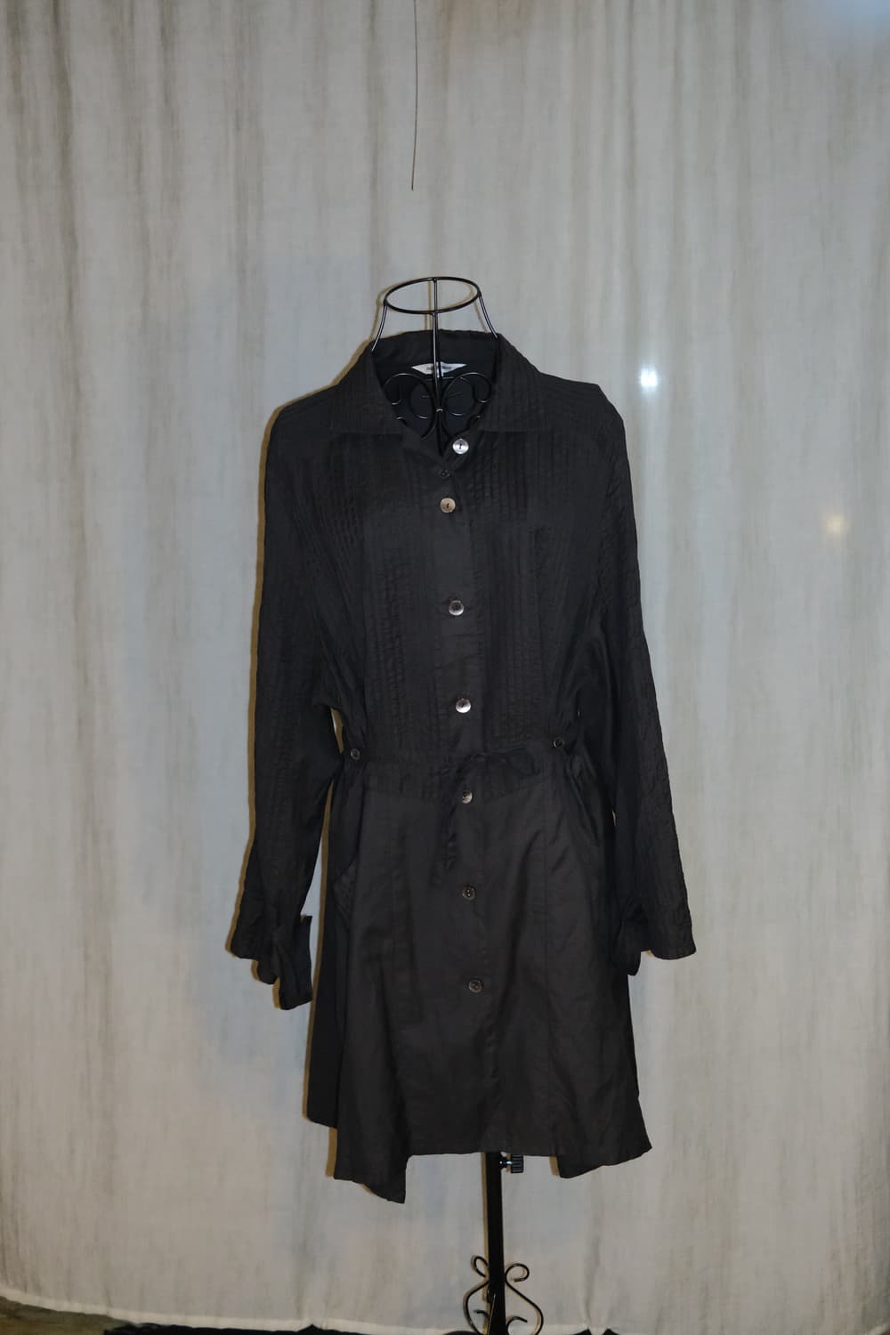 [Harpers Bigot] Black long shirt 상품이미지2