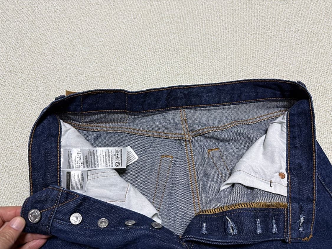 리바이스 501 청바지 남성용 32인치 상품이미지3
