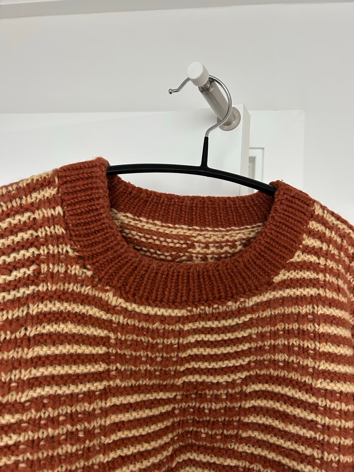 울100 빈티지 핸드니트 상품이미지3