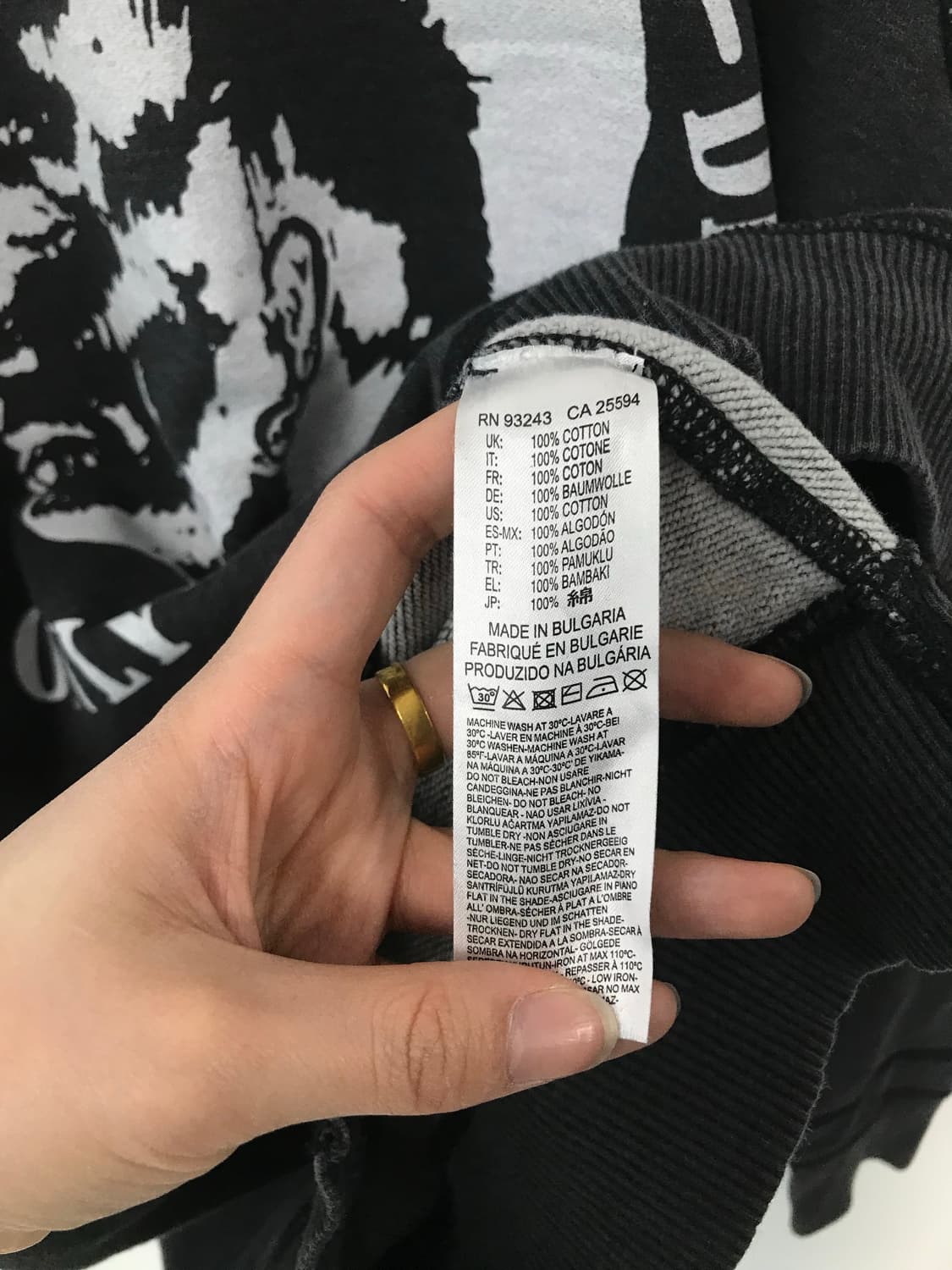 디젤 온리 더 비헤이브 모호크 스웻셔츠 맨투맨 상품이미지4