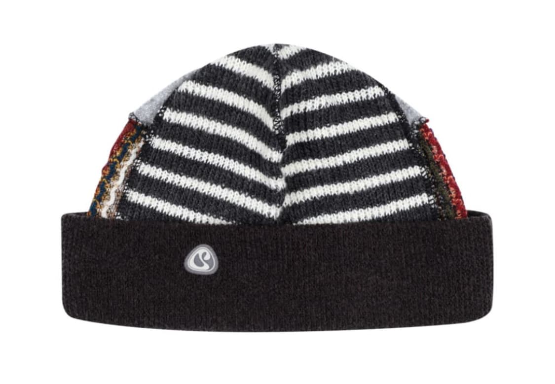 코이세이오 패치워크 비니 브라운 상품이미지1