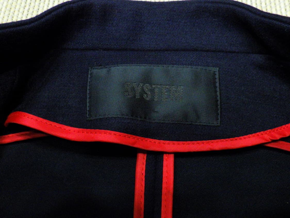 (66size) 시스템 SYSTEM 여성 자켓 다크네이비 상품이미지7