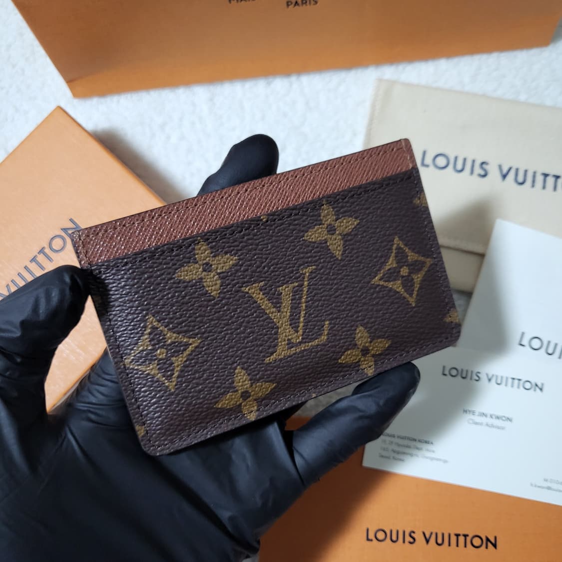[새상품급/풀구성] 루이비통 모노그램 카드홀더 카드지갑 상품이미지3