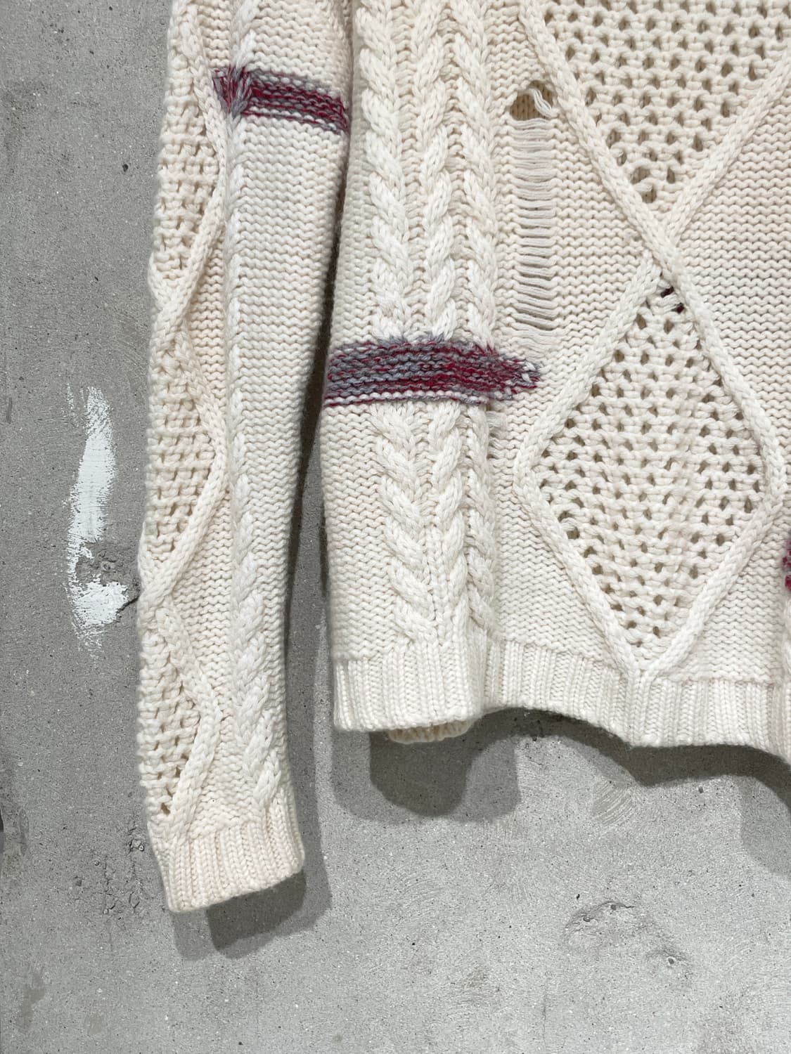 베르니스 아이보리 케이블 스웨터 상품이미지4