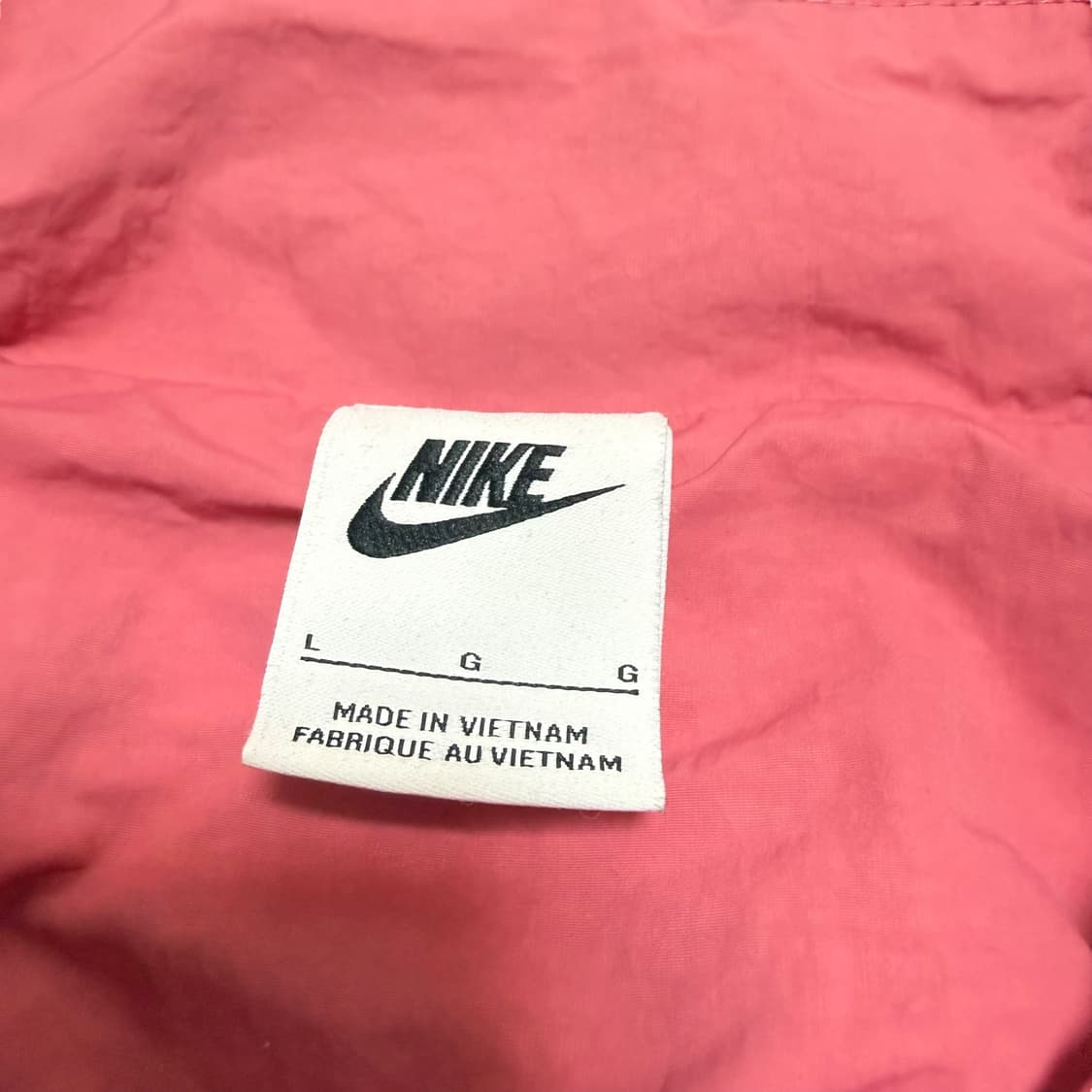 나이키 멀티로고 핑크 브라운 뽀글이 후리스 집업 상품이미지7