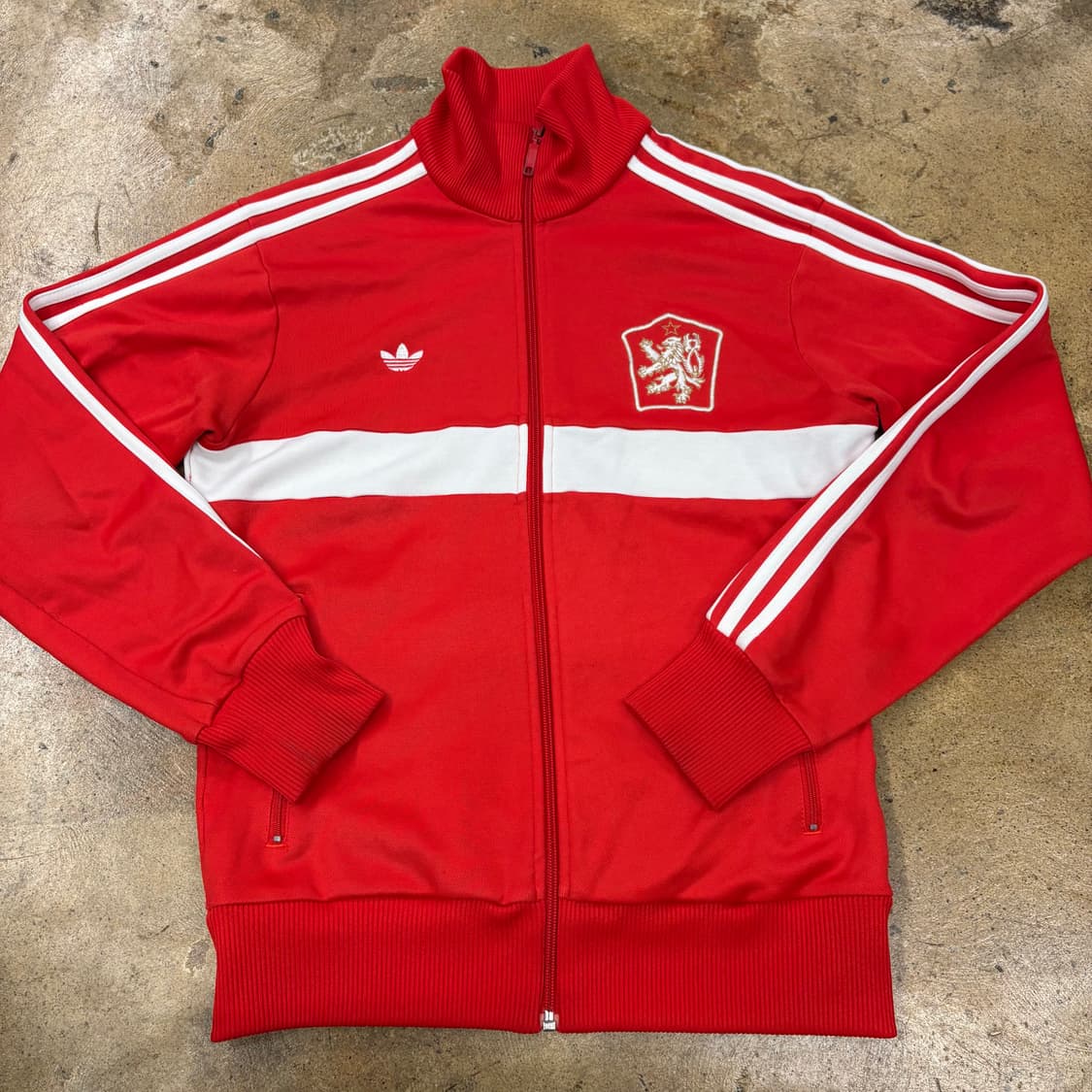 [정품/S] 아디다스 체코 파이어버드 트랙탑 져지 레드 b14 상품이미지2
