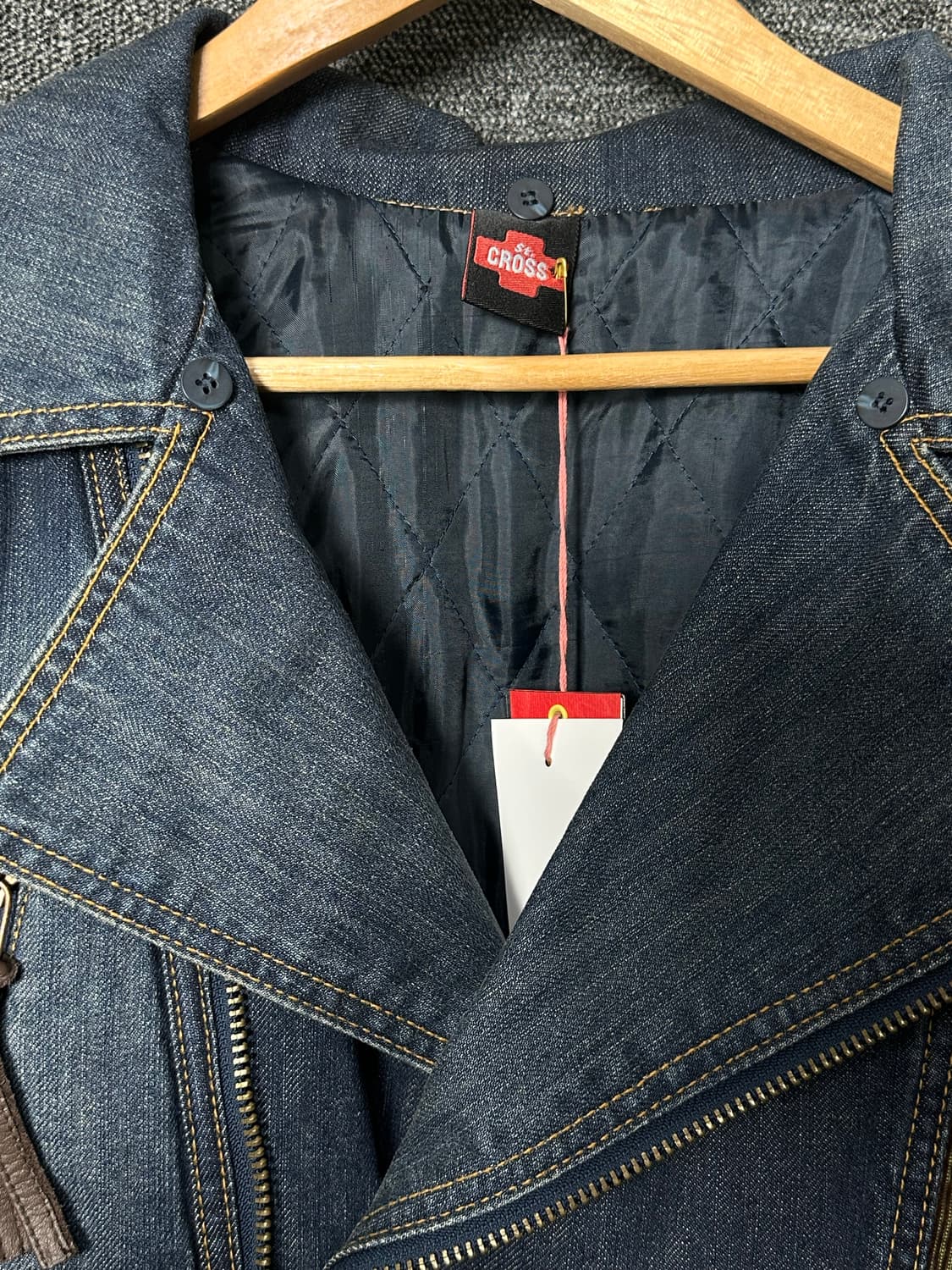 BY CROSS 데님 자켓 인디고 100 상품이미지5