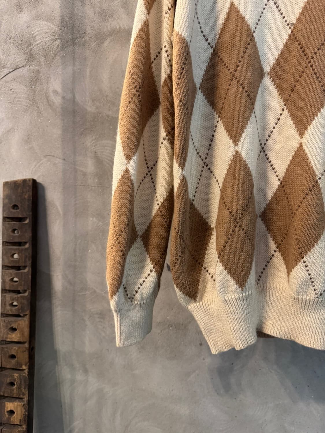 폴로 랄프로렌 알파카 코튼 아가일 니트 100 상품이미지6